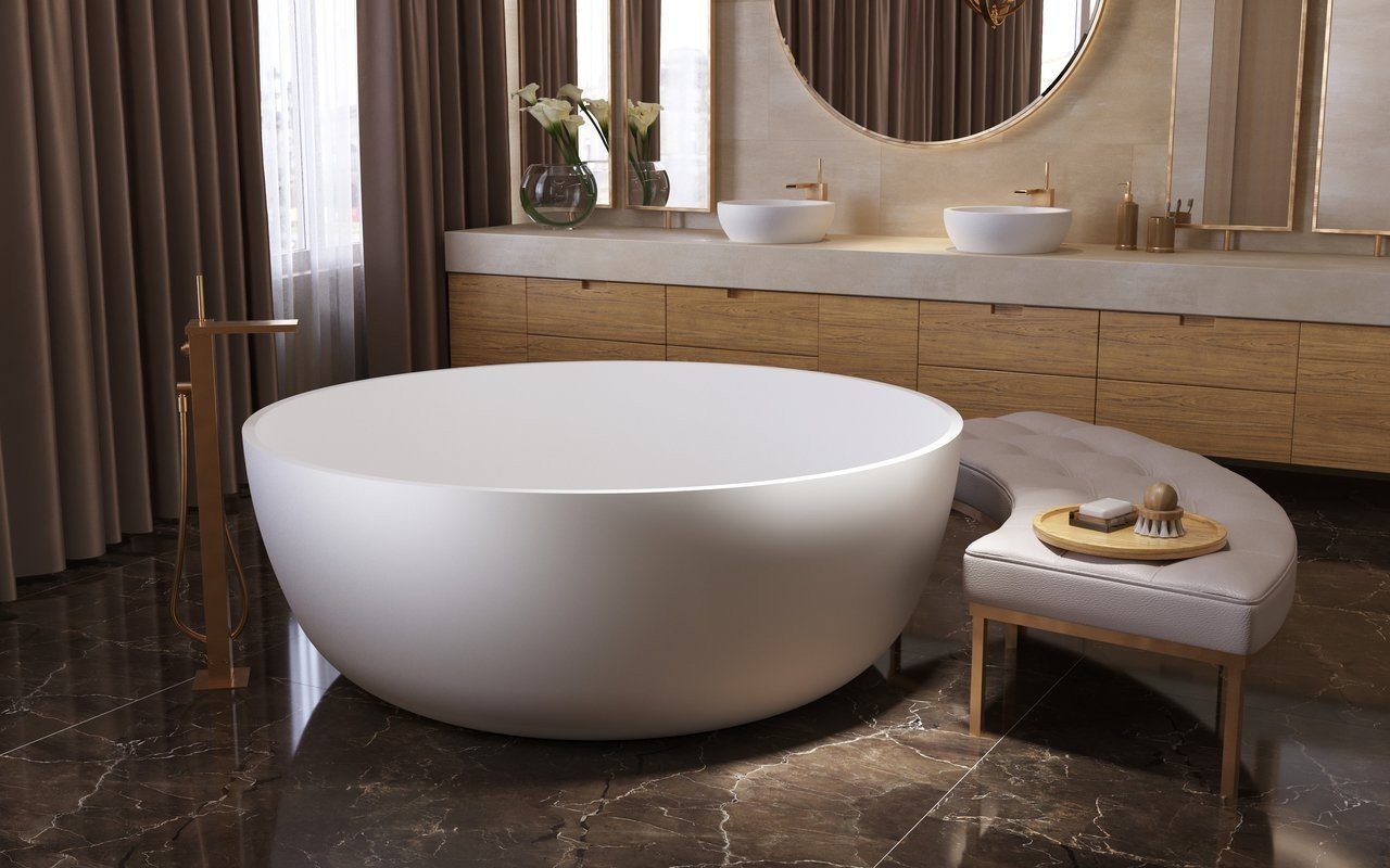 Aquatica Adelina Round Freestanding Solid Surface Bathtub (7) (web)