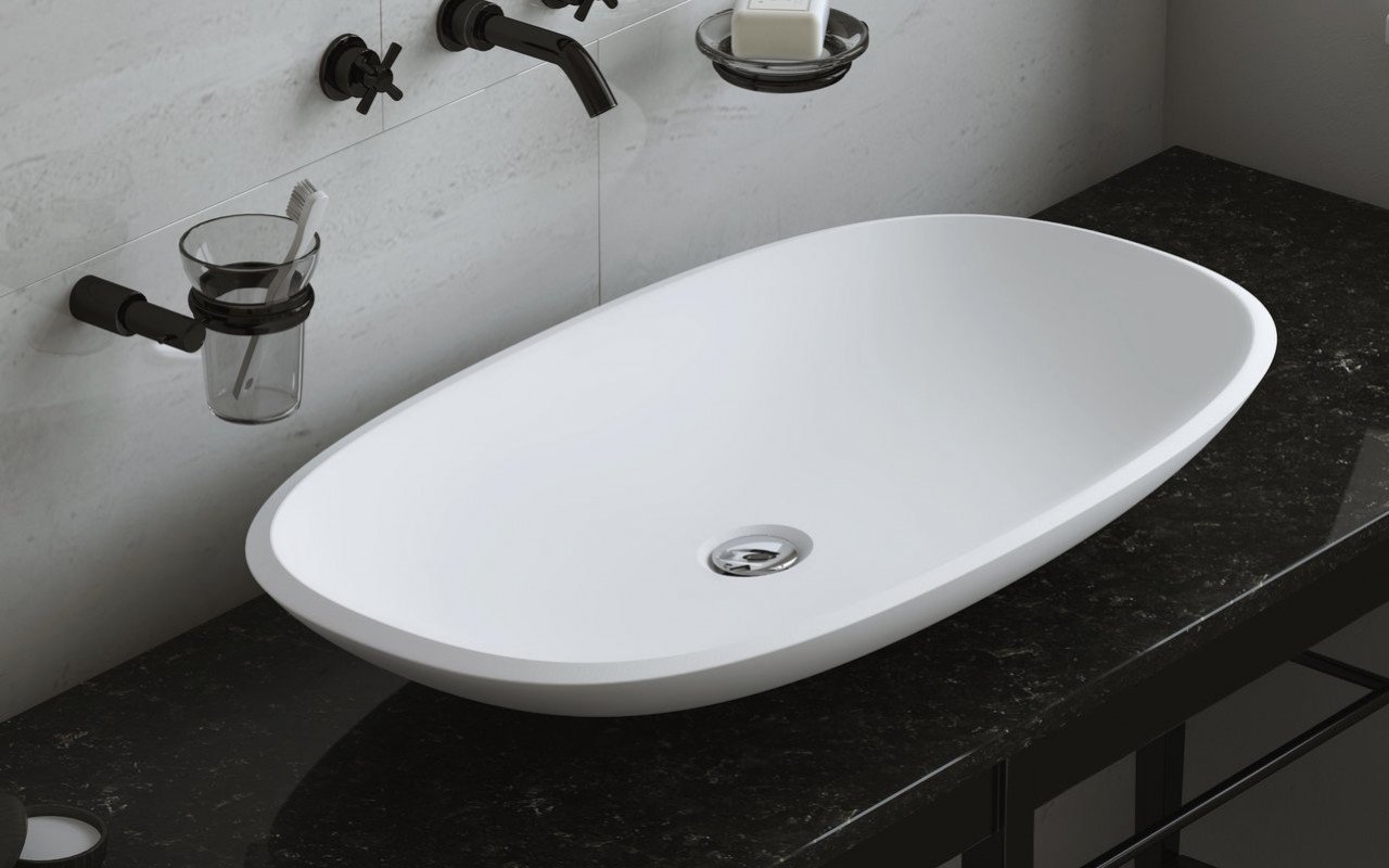 Aquatica Coletta-B-Wht Lavabo en Pierre picture № 0