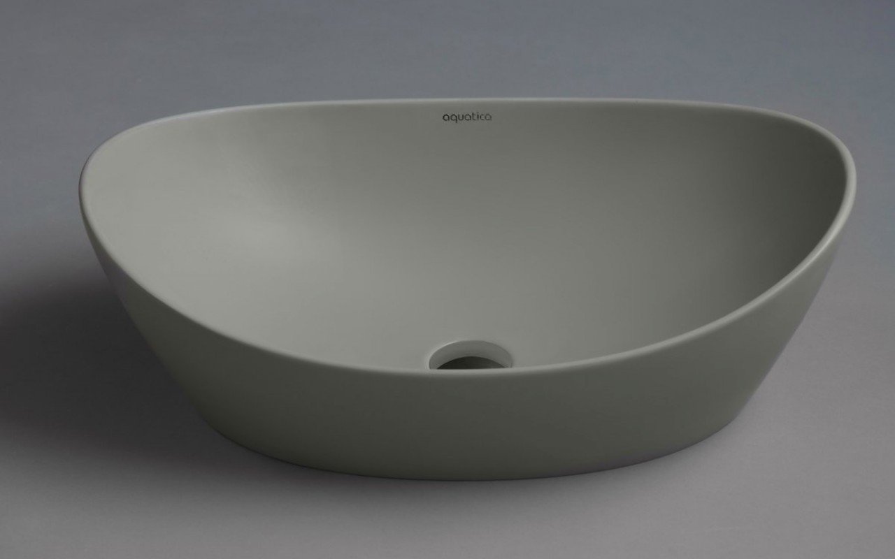 Aquatica Luna Sleek Concrete Lavabo en Pierre picture № 0