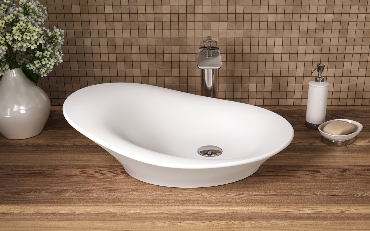 Aquatica Nanomorph-Wht Lavabo en Pierre picture № 0