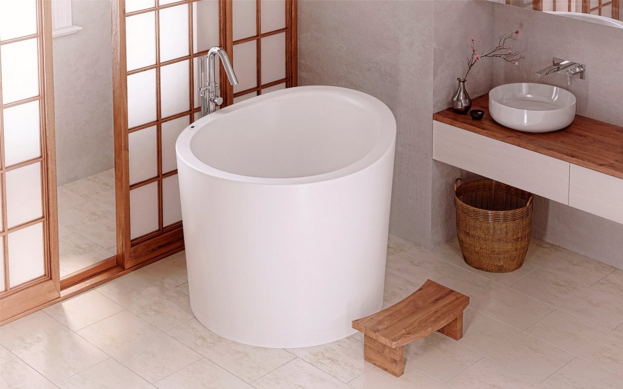 Aquatica True Ofuro Mini Baignoire Japonaise Chauffée Tranquillité picture № 0