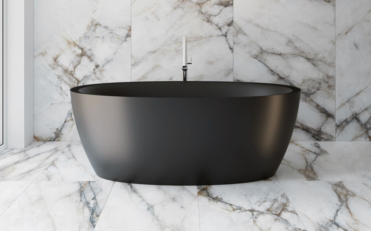 Baignoire îlot Cesano Black