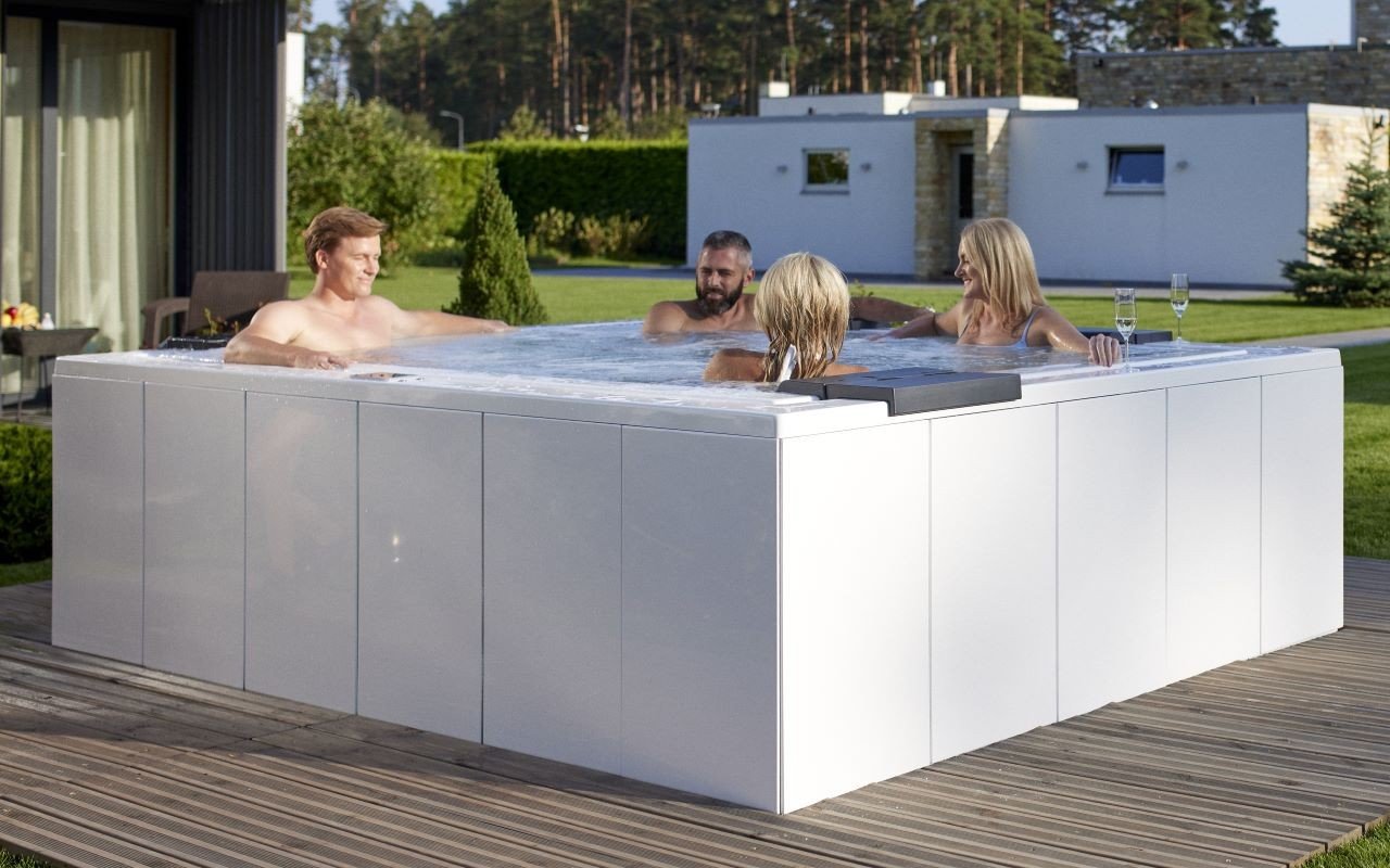 Aquatica Vibe Infinity Spa Avec Panneaux Composites Blancs (220-240V/50/60Hz) picture № 0