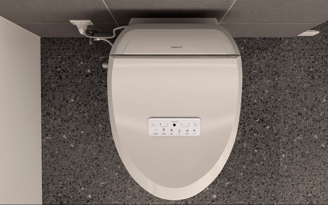 Siège de bidet électronique hygiénique USPA-7035-C avec fonction de lavage contrôlée à distance picture № 0