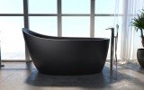 Aquatica Emmanuelle 2 Black Freestanding Solid Surface Bathtub (2) (web)