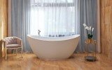 Aquatica Lillian White Freestanding Solid Surface Bathtub04