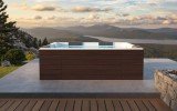Aquatica Vibe Freestanding DurateX Spa With Thermory Wooden Panels04