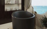 True Ofuro Mini Black Tranquility Heated Japanese Bathtub 110V 60Hz 05 (web)