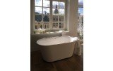 Tulip Wht Freestanding Solid Surface Bathtub iphone (1)