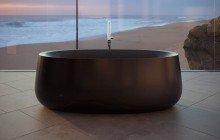 Baignoires en Surface Solide Noir picture № 4