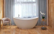 Aquatica Lillian White Freestanding Solid Surface Bathtub04