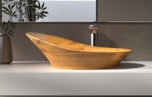 Aquatica Nanomorph Oak Wood Vessel Sink02