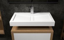 Millennium 90 Wht Stone Bathroom Sink (1) (web)
