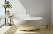 Spoon 2 Freestanding Solid Surface Bathtub by Aquatica 01 (web)