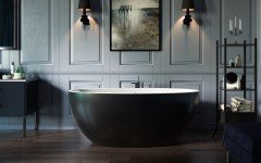 Sensuality mini f black wht relax freestanding solid surface bathtub by Aquatica 00 (web)